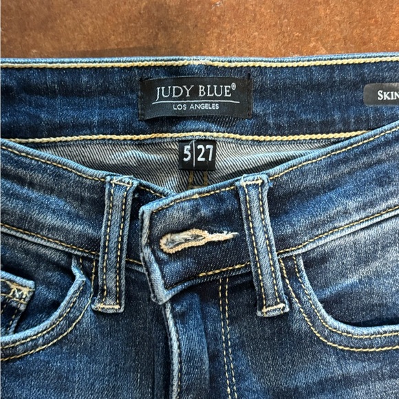 Judy Blue Dark Wash Denim Jeans - Picture 2 of 2
